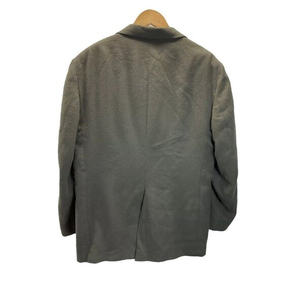 Nordstrom x Loro Piana 100% Camel Hair Men's Green Blazer sport coat Career 42 R - Picture 2 of 13